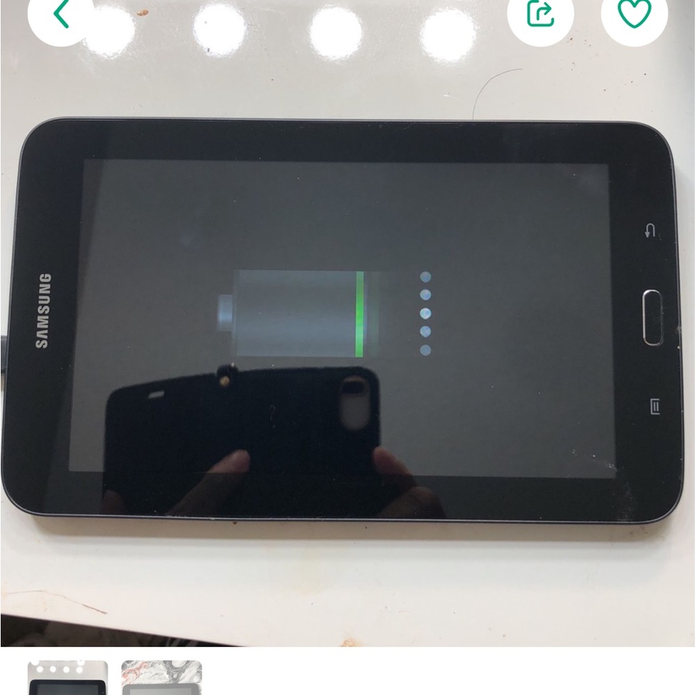 Samsung never used tablet